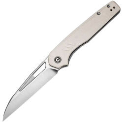 Нож CIVIVI Guile satin сталь 14C28N рукоять Ivory G10 (C24062B-3)