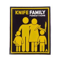 Патч Knife Family Patch PVC 6x7 см