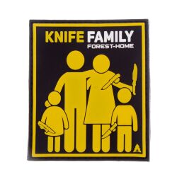 Патч Knife Family Patch PVC 6x7 см