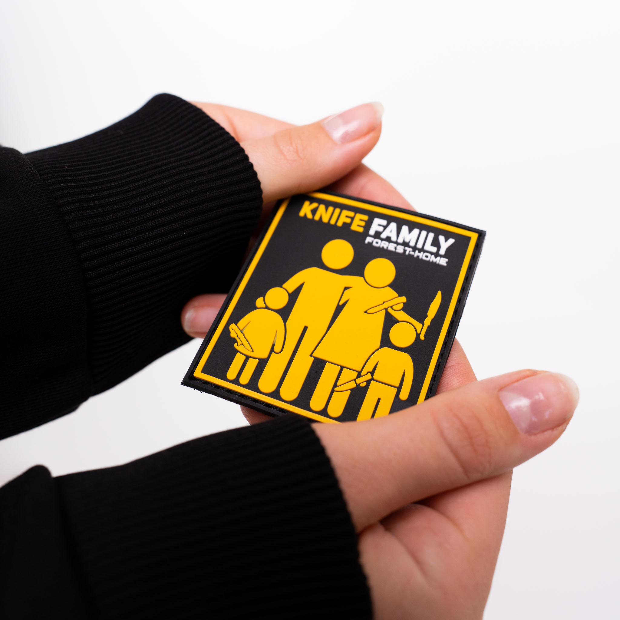 Патч Knife Family Patch PVC 6x7 см | Магазин Forest-Home