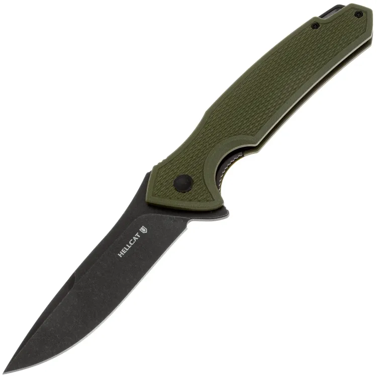 Нож Mr.Blade Hellcat blackwash сталь S35VN рукоять Olive G10
