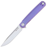 Нож Real Steel G-Frame satin сталь N690 рукоять Violet Purple Titanium (7874TS04)