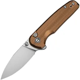 Нож CIVIVI Mini Shakan satin сталь Nitro-V рукоять Ripple Coyote Aluminium (C20052F-3) Нож CIVIVI Mini Shakan satin сталь Nitro-V рукоять Ripple Coyote Aluminium (C20052F-3)