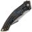 Нож WE Knife Orpheus сталь Hakkapella Damasteel рукоять Bronze/Black Ti/Arctic Storm FatCarbon