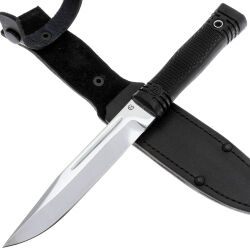 Нож Казак-1 сталь 95Х18 рукоять резина (Титов А.С.)