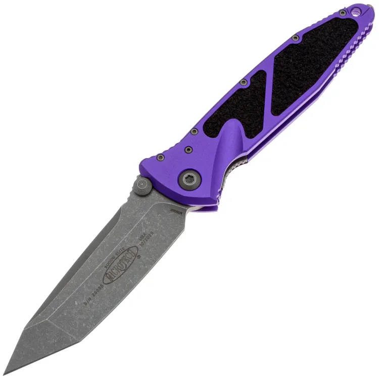 Нож Microtech SOCOM Elite T/E apocalyptic сталь M390MK рукоять Purple Aluminium (161-10APPU)