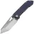 Нож Remette Cool Leopard сталь M390 рукоять Purple Titanium (RTKS-L)