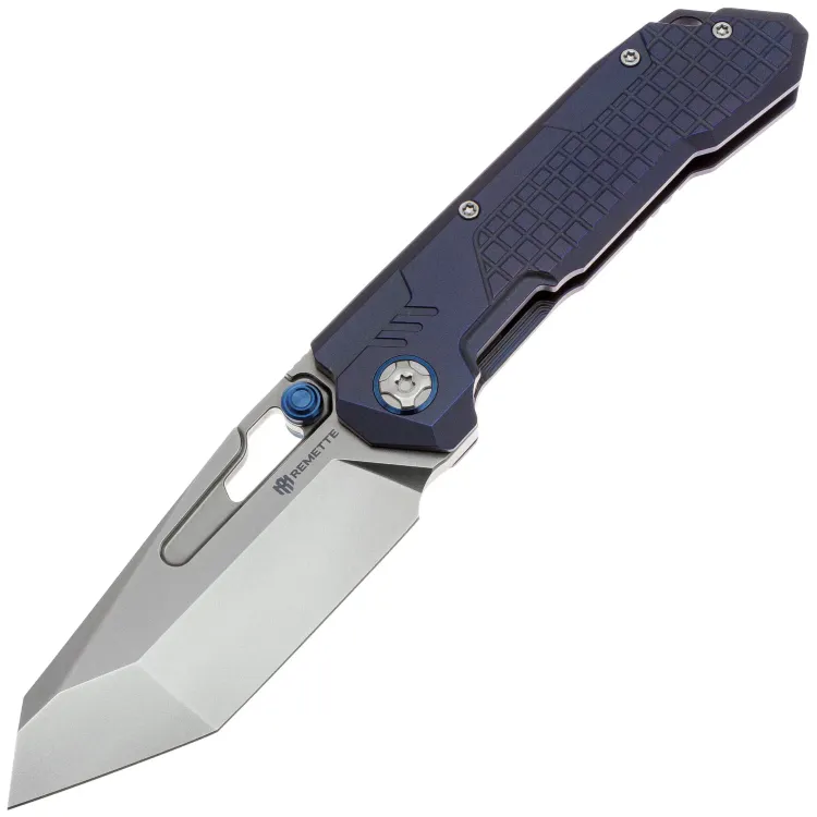 Нож Remette Cool Leopard сталь M390 рукоять Purple Titanium (RTKS-L)