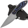 Нож Волчий Век Масичька сталь 95Х18 WA рукоять Black/Blue G10
