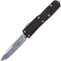 Нож Microtech UTX-85 S/E Stonewash сталь M390 рукоять Stepside Aluminum (231II-10S)