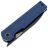 Нож Mocenary Knives MK-09 blackwash сталь CPM-20CV рукоять Blue Linen Micarta