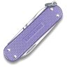 Нож-брелок Victorinox Classic Alox Electric Lavender 58мм. (0.6221.223G)