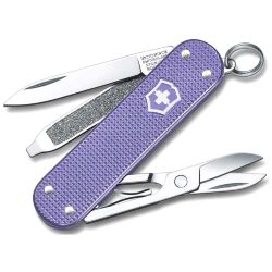 Нож-брелок Victorinox Classic Alox Electric Lavender 58мм. (0.6221.223G)