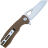 Нож Honey Badger Wharncleaver S сталь D2 рукоять Tan FRN