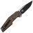 Нож WE Knife OAO satin/blackwash сталь 20CV рукоять Black Ti/Copper Foil CF (WE23001-2)