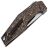 Нож WE Knife OAO satin/blackwash сталь 20CV рукоять Black Ti/Copper Foil CF (WE23001-2)