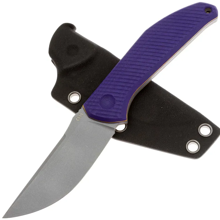 Нож Tohus knives Экара сталь Elmax рукоять Purple G10