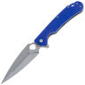 Нож Daggerr Arrow Flipper beadblast сталь VG-10 рукоять Blue G10