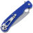 Нож Daggerr Arrow Flipper beadblast сталь VG-10 рукоять Blue G10