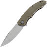 Нож Petrified Fish Hairtail stonewash сталь K110 рукоять Tan Micarta