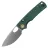 Нож Vosteed Porcupine stonewash сталь 14C28N рукоять Green G10