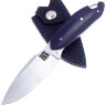 Нож 1-й Цех Экстаз сатин сталь 440C рукоять Микарта фиолетовая