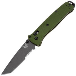 Нож Benchmade Bailout Serrated сталь CPM-M4 рукоять Green Aluminum (537SGY-1)