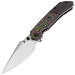 Нож Kansept Fenrir satin сталь S35VN рукоять 80s Carbon Fiber/Blackwash Titanium