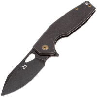 Нож FOX Yaru сталь CPM-S90V PVD stonewash рукоять Gray Titanium (FX-527 TIPVD)