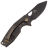 Нож FOX Yaru сталь CPM-S90V PVD stonewash рукоять Gray Titanium (FX-527 TIPVD)