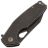Нож FOX Yaru сталь CPM-S90V PVD stonewash рукоять Gray Titanium (FX-527 TIPVD)