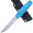 Нож Owl Knife North-S Slim сталь N690 рукоять микарта Джинс голубая