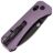 Нож WE Knife Banter 2 blackwash сталь S35VN рукоять Purple Aluminum (WE23075-2)