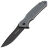 Нож Mr.Blade Hellcat Mini blackwash сталь VG-10 рукоять Grey G10