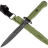 Нож Mr.Blade Leshiy blackwash сталь AUS-8 рукоять OD Green Elastron