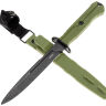 Нож Mr.Blade Leshiy blackwash сталь AUS-8 рукоять OD Green Elastron