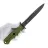 Нож Mr.Blade Leshiy blackwash сталь AUS-8 рукоять OD Green Elastron