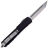 Нож Microtech Ultratech T/E Serrated Stonewash сталь M390 рукоять Black Aluminium (123-12)