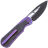 Нож WE Knife Baloo Blackwash сталь CPM-20CV рукоять Purple Ti/Shredded CF (WE21033-3)