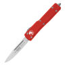 Нож Microtech UTX-70 S/E Satin сталь M390 рукоять Red Aluminum (148-4RD)