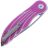 Нож Petrified Fish Nightingale сталь 14C28N рукоять Pink G10
