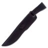 Нож 007 (120мм) легированный булат рукоять латунь/палисандр (Пампуха И.Ю.)