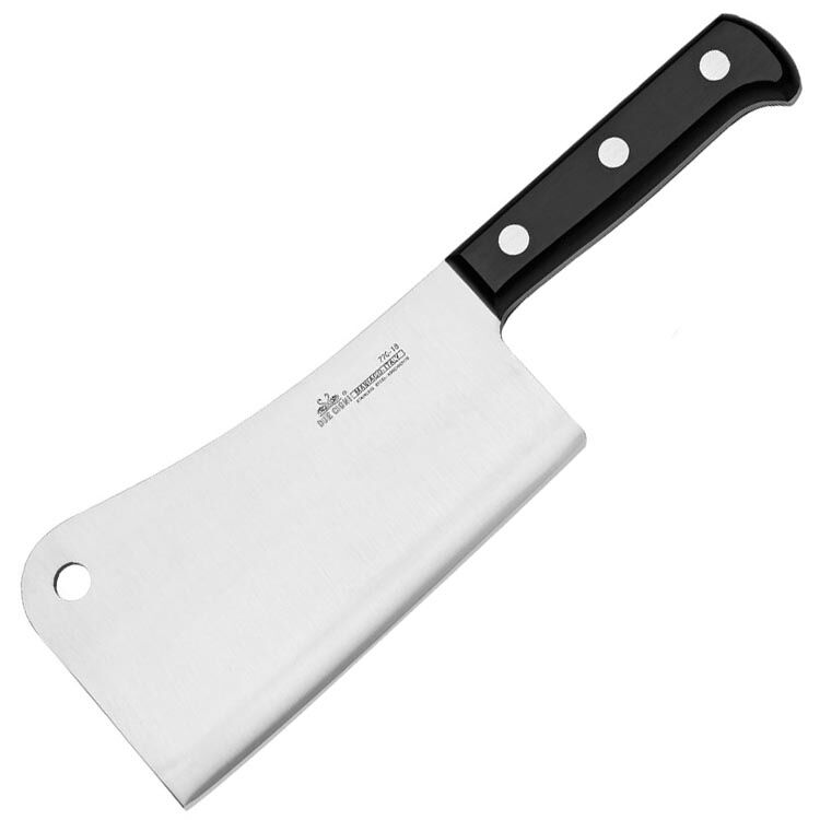 Топорик кухонный Due Cigni Classica 18 cталь X50CrMoV15 рукоять Black POM (2C 770/18)