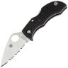 Нож Spyderco Manbug Serrated сталь VG-10 рукоять Black  FRN (MBKLFS)