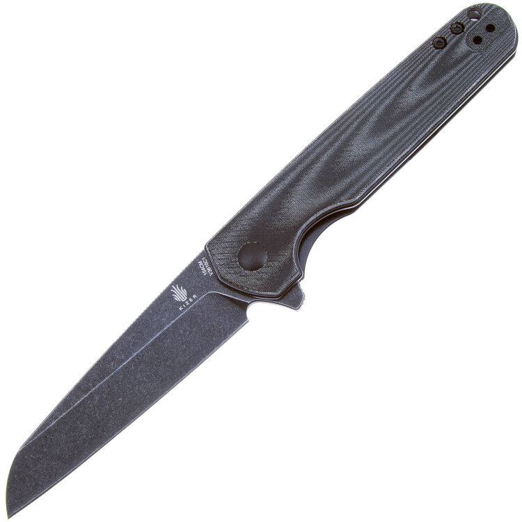Нож Kizer LP blackwash сталь 154CM рукоять Black Micarta