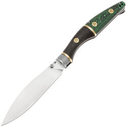 Нож Reptilian Трапёр-01 Limited сталь M390 рукоять Green Carbon Fiber