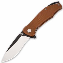 Нож QSP Raven Black/Satin сталь D2 рукоять Brown G10 (QS122-A)