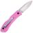 Нож Ka-Bar Dozier Folding Hunter сталь AUS-8 рукоять Pink Zytel (KA4062PK)