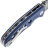 Нож CIVIVI Triptych сталь Damascus рукоять Blue Canvas Micarta (C23085B-DS1)