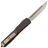 Нож Microtech Ultratech T/E Bronze stonewash сталь M390 рукоять Black Aluminum (123-13)